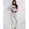 Женская теплая пижама Sensis GRACIANA, Цвет: серый, Размеры: L, изображение 2