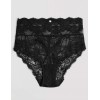 Высокие трусы слипы Ysabel Mora 10141 BASIC LACE черный, Цвет: черный, Размеры: M, изображение 3