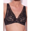 Кружевной бюстгальтер на косточках Alles FROZEN M Bralette black, Цвет: черный, Размеры: 70D