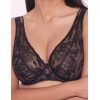 Бюстгальтер большого размера Alles FROZEN M Plus Bralette black, Цвет: черный, Размеры: 100B