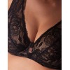 Бюстгальтер большого размера Alles FROZEN M Plus Bralette black, Цвет: черный, Размеры: 100B, изображение 3