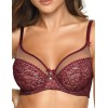 Бюстгальтер мягкий Ava CRYSTAL 1396 M бордо, Цвет: бордо, Размеры: 65D