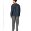 Мужская трикотажная пижама Key MNS 862 темно-синий/серый, Цвет: темно-синий/серый, Размеры: XL, изображение 3