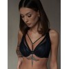 Бюстгальтер бралетт Kris Line CASUAL brassiere plunge, Цвет: черный, Размеры: 65FF, изображение 4