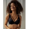 Бюстгальтер бралетт Kris Line CASUAL brassiere plunge, Цвет: черный, Размеры: 65FF, изображение 3
