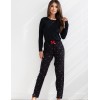 Женская пижама с брюками Sensis ETERNITY, Цвет: черный, Размеры: M, изображение 2
