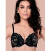 Бюстгальтер с двойным пуш-ап Infiore PIZZO 5500 luxury black, Цвет: luxury black (черный+беж), Размеры: 75B, изображение 2