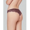 Кружевные трусики бразилиана Infiore RUMBA 887 bordeaux, Цвет: bordeaux (бордовый), Размеры: S