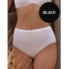 Завышенные хлопковые трусы Janira SKIN COTTON 1030806 black, Цвет: black (черный), Размеры: M