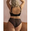Мягкий бюстгальтер Kris Line PANTHER soft plunge, Цвет: черный+бежевый, Размеры: 70L, изображение 5