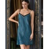 Короткая атласная сорочка Mia-Amore GENUA 7400, Цвет: голубой, Размеры: 2XL, изображение 3