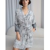 Халат трикотажный Mia-Amore LUCIA 1913, Цвет: молочный+узор, Размеры: L/XL, изображение 3