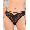 Кружевные трусики бразилиана Mioocchi NATALIE 8210 nero, Цвет: nero (черный), Размеры: S