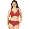 Кружевной бюстгальтер на косточках Mefemi DESIRE M bralette красный, Цвет: красный, Размеры: 70I, изображение 4