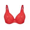 Кружевной бюстгальтер на косточках Mefemi DESIRE M bralette красный, Цвет: красный, Размеры: 70I, изображение 5