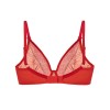 Кружевной бюстгальтер на косточках Mefemi DESIRE M bralette красный, Цвет: красный, Размеры: 70I, изображение 6