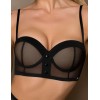 Бюстье с пуш-ап Amelie MARGO 2117 черный, Цвет: черный, Размеры: 80D