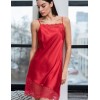 Атласная сорочка с кружевом Mia-Amore MARY 7431 красный, Цвет: красный, Размеры: 2XL, изображение 4
