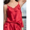 Атласная пижама с шортами Mia-Amore MARY 7432 красный, Цвет: красный, Размеры: S, изображение 5