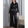 Элегантный комплект из атласа Mia-Amore MARY 7435 черный, Цвет: черный, Размеры: 3XL, изображение 4