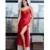 Длинная сорочка из атласа Mia-Amore MARY 7438 красный, Цвет: красный, Размеры: XL