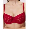 Бюстгальтер балконет мягкий Milavitsa 127640 рубин/нюд, Цвет: рубин/нюд, Размеры: 80D