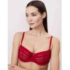 Бюстгальтер балконет мягкий Milavitsa 127640 рубин/нюд, Цвет: рубин/нюд, Размеры: 80D, изображение 4