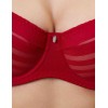 Бюстгальтер балконет мягкий Milavitsa 127640 рубин/нюд, Цвет: рубин/нюд, Размеры: 80D, изображение 5