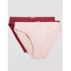 Хлопковые трусы слипы 2 шт Ysabel Mora 19505 INTIMATES, Цвет: светло-розовый+вишне, Размеры: M, изображение 4