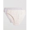 Набор трусов слип-миди 2 шт Ysabel Mora 19513 INTIMATES, Цвет: светло-серый+белый, Размеры: M, изображение 2