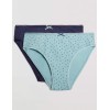 Хлопковые трусы слипы 2 шт Ysabel Mora 19515 INTIMATES, Цвет: темно-синий+голубой, Размеры: S, изображение 2