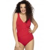 Красный совместный купальник Ava SKJ42, Цвет: красный, Размеры: 90C, изображение 3