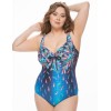 Совместный купальник Fianeta 3175 синий, Цвет: синий, Размеры: 80E