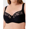 Бюстгальтер полумягкий с подкроем Lina A 6018 черный, Цвет: черный, Размеры: 80E