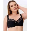 Бюстгальтер полумягкий с подкроем Lina A 6018 черный, Цвет: черный, Размеры: 80E, изображение 3