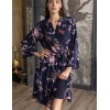 Халат для дома Mia-Amore NIGHT GARDEN 5193, Цвет: темно-синий, Размеры: S/M