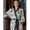 Длинный домашний халат Mia-Amore PERSEYA 7987, Цвет: черный принт, Размеры: 2XL/3XL, изображение 4