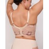 Бюстье для большой груди Valmira 1144 бежевый с розовым рубином, Цвет: бежевый с розовым ру, Размеры: 80F, изображение 2