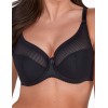 Бюстгальтер полумягкий Gaia 1058 SONIA PU черный, Цвет: черный, Размеры: 85F