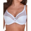 Бюстгальтер полумягкий Gaia 1058 SONIA PU белый, Цвет: белый, Размеры: 70H