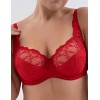 Бюстгальтер полумягкий с вышивкой Valmira 1109-1109/B красный с фуксией, Цвет: красный с фуксией, Размеры: 80G