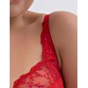 Бюстгальтер полумягкий с вышивкой Valmira 1109-1109/B красный с фуксией, Цвет: красный с фуксией, Размеры: 80G, изображение 4
