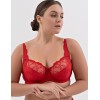 Бюстгальтер полумягкий с вышивкой Valmira 1109-1109/B красный с фуксией, Цвет: красный с фуксией, Размеры: 80G, изображение 3