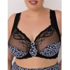 Бюстгальтер с мягкой чашкой Valmira 1112 черный с синим, Цвет: черный с синим, Размеры: 90C