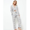 Пижама с брюками из вискозы Aruelle ADORIA, Цвет: серо-голубой, Размеры: XS, изображение 3