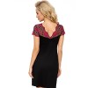 Сорочка с кружевом Donna CANDY nightdress, Цвет: черный, Размеры: S, изображение 2