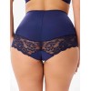 Трусы женские высокие Elli 711 LACE темно-синий, Цвет: темно-синий, Размеры: 3XL, изображение 2
