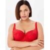 Кружевной бюстгальтер с поролоном Elli 3030 красный, Цвет: красный, Размеры: 95B, изображение 4