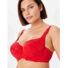 Кружевной бюстгальтер с поролоном Elli 3030 красный, Цвет: красный, Размеры: 95B, изображение 3