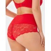Высокие моделирующие трусы Elli 690 красный, Цвет: красный, Размеры: XL, изображение 2